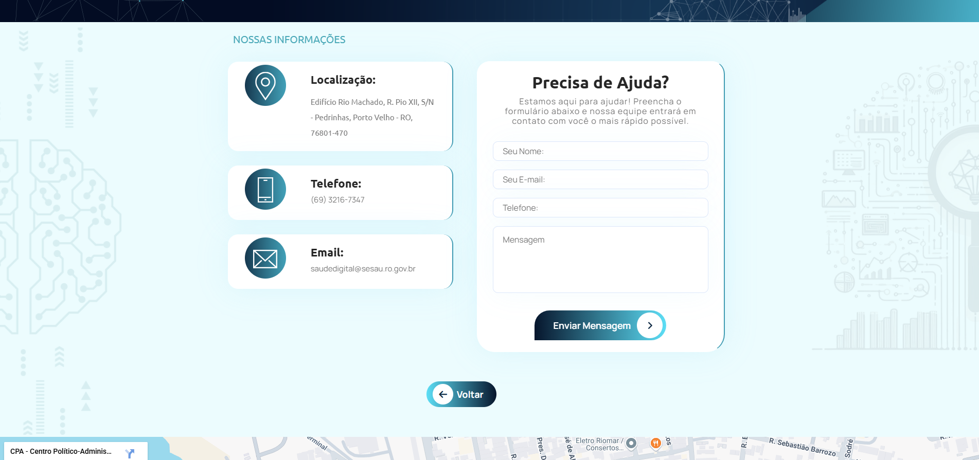 Portal CIGES - Contato